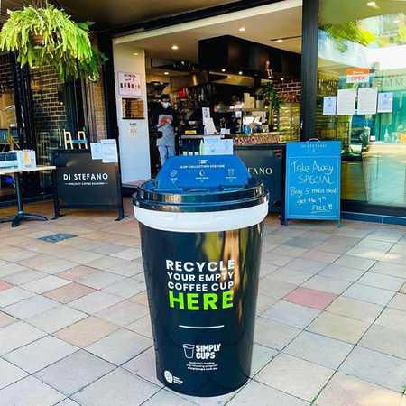 Coffee Cup Recycling Station